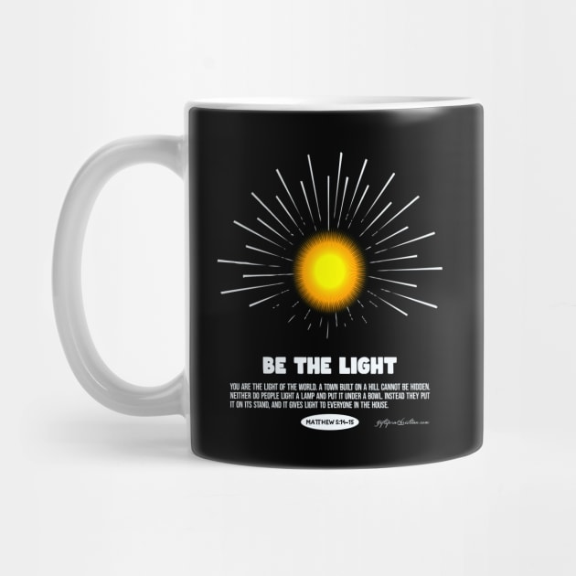 Sunburst: Matthew 5:14, Be The Light by Teebevies